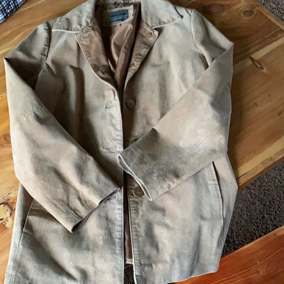A. Bernardo Jackets & Blazers - Suede leather jacket size medium